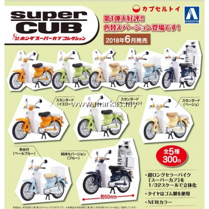 AOSHIMA 1/32 HONDA SUPERCUB 2018 COLLECTION AOSHIMA 1/32 HONDA SUPERCUB 2018 COLLECTION
