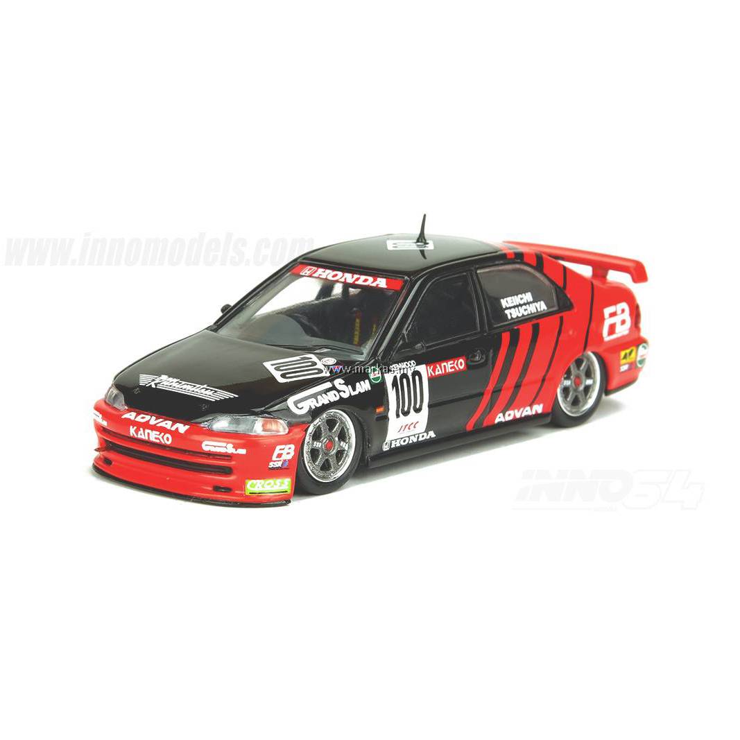 INNO-MODELS INNO64 1/64 HONDA CIVIC FERIO Gr.A#100 ADVAN - JTCC 1995