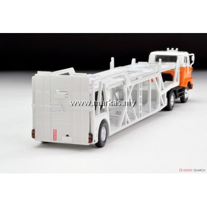 TOMICA LIMITED VINTAGE NEO LV-N89D HINO CAR TRANSPORTER (WHITE/ORANGE)