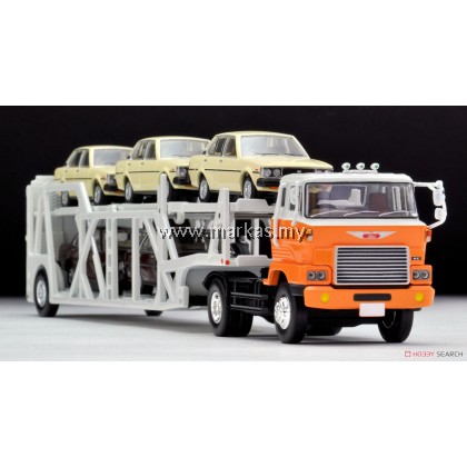 TOMICA LIMITED VINTAGE NEO LV-N89D HINO CAR TRANSPORTER (WHITE/ORANGE)