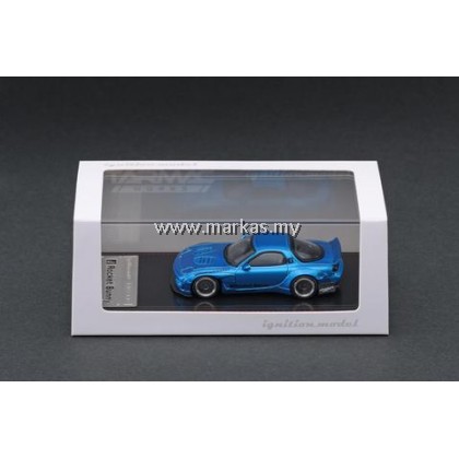 IGNITION MODEL 1/64 ROCKET BUNNY RX-7 (FD3S) BLUE METALLIC *TARMAC WORKS EXCLUSIVE COLOR