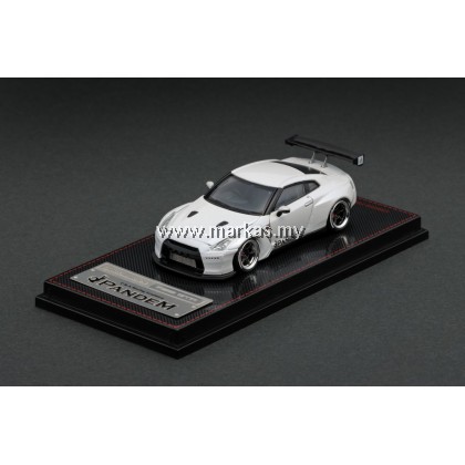 IGNITION MODEL 1/64 PANDEM R35 GT-R WHITE