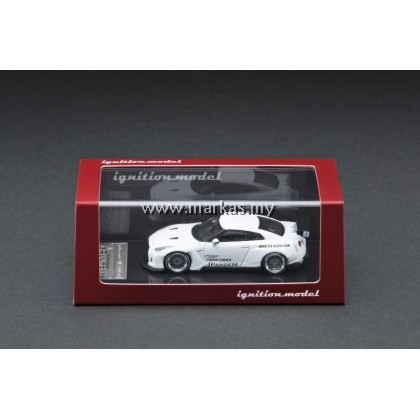 (PO) IGNITION MODEL 1/64 PANDEM R35 GT-R WHITE