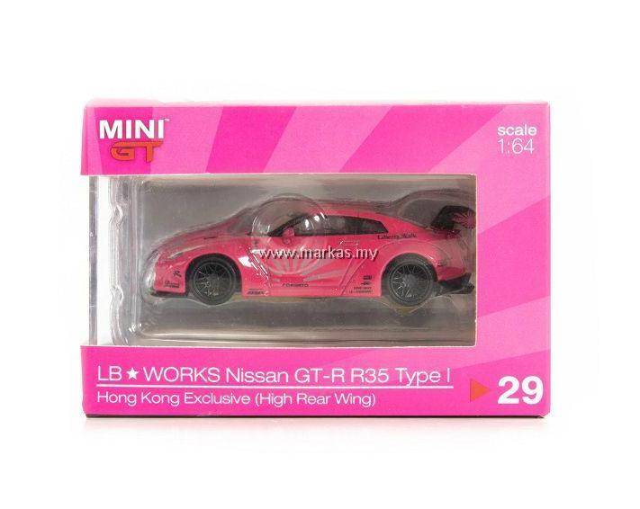 minigt / 1/64 LB★WORKS R35 “Wearlt Pink” MINI GT 29 Nissan GT-R R35 Type 1 Hong Kong Exclusive (High