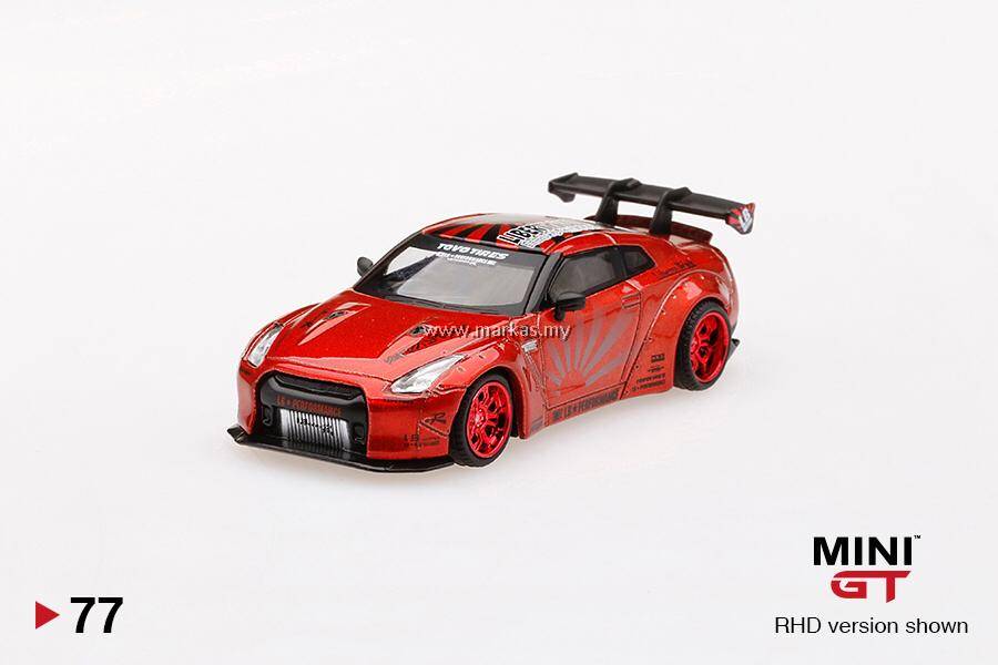 MINI GT 1/64 #77 LB WORKS NISSAN GTR R35 TYPE 1 REAR WING VER 1+2
