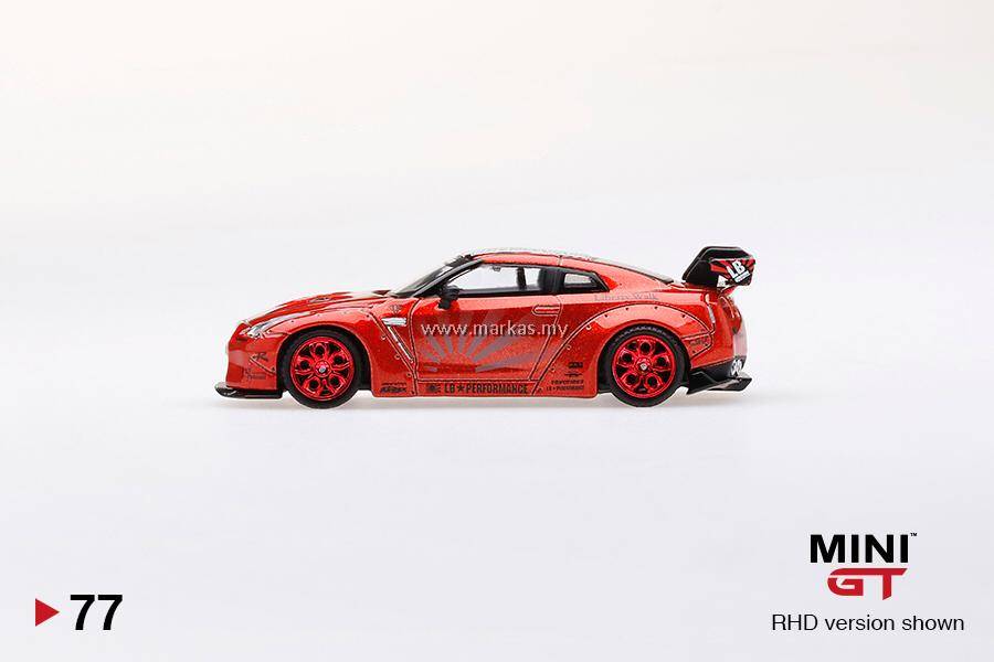 MINI GT 1/64 #77 LB WORKS NISSAN GTR R35 TYPE 1 REAR WING VER 1+2