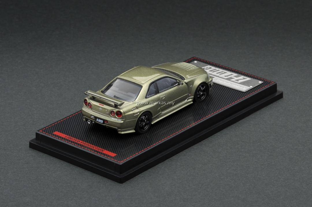 IGNITION MODEL 1/64 NISMO R34 GT-R Z TUNE GREEN METALLIC