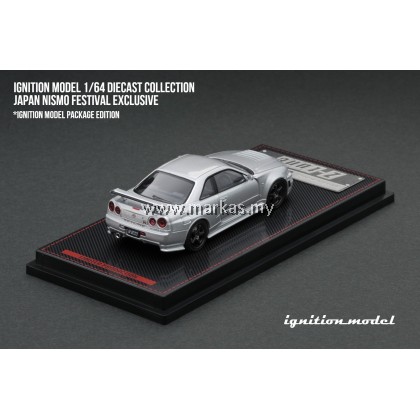 IGNITION MODEL 1/64 NISMO R34 GT-R Z-TUNE SILVER (NISMO SPECIAL EVENT)