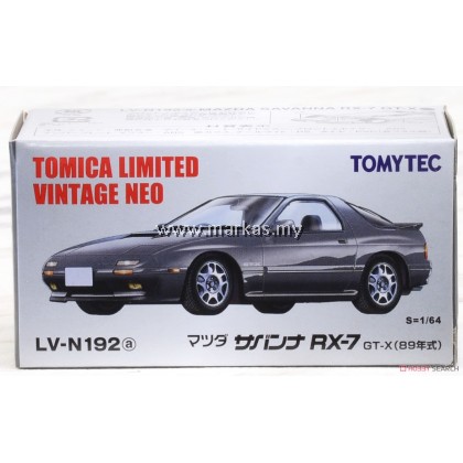 TOMICA LIMITED VINTAGE NEO LV-N192A MAZDA SAVANNA RX-7 GT-X (GREY)