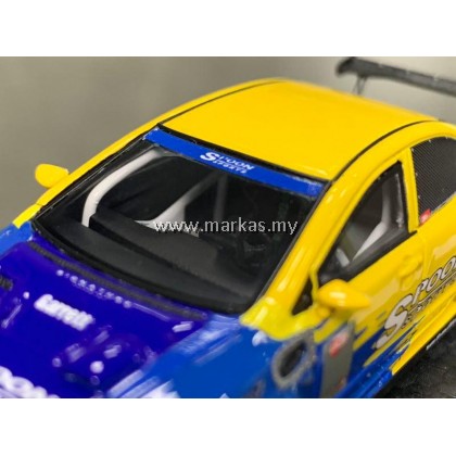 YM MODEL 1/64 HONDA CIVIC FD2R SPOON (MIDDLE SEAT)