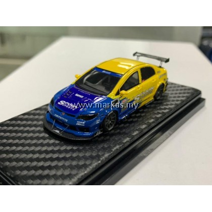 YM MODEL 1/64 HONDA CIVIC FD2R SPOON (MIDDLE SEAT)