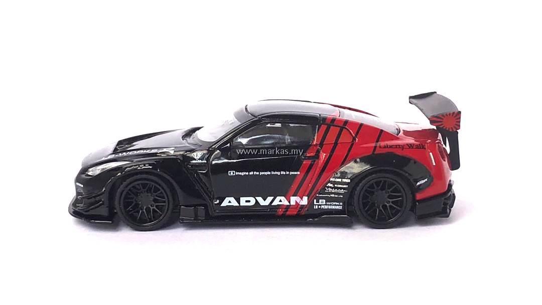MINI GT 1/64 #74 LB☆WORKS NISSAN GT-R R35 TYPE 2, REAR WING