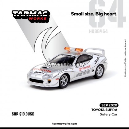(PO) TARMAC WORKS HOBBY64 1/64 TOYOTA SUPRA SAFETY CAR (PO) TARMAC WORKS HOBBY64 1/64 TOYOTA SUPRA SAFETY CAR