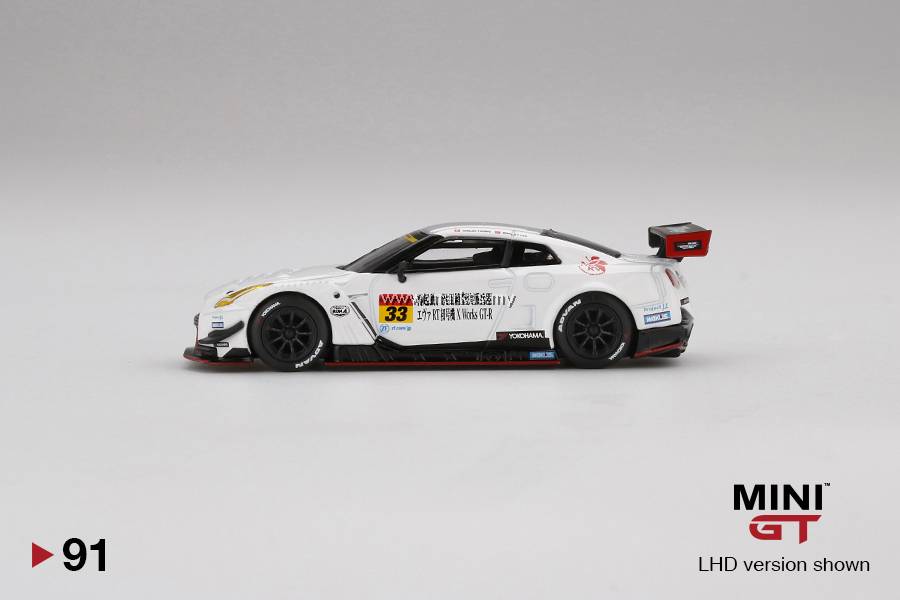 MINI GT X POP RACE 1/64 #91 EVA RT TEST TYPE-01 X WORKS GT-