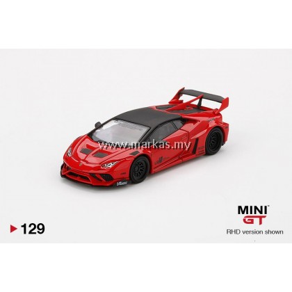 MINI GT 1/64 #129 LB WORKS LAMBORGHINI HURACAN GT RED