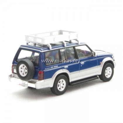 TOMICA LIMITED VINTAGE LV-N206A MITSUBISHI PAJERO VR WITH OPTIONS (BLUE/SILVER)