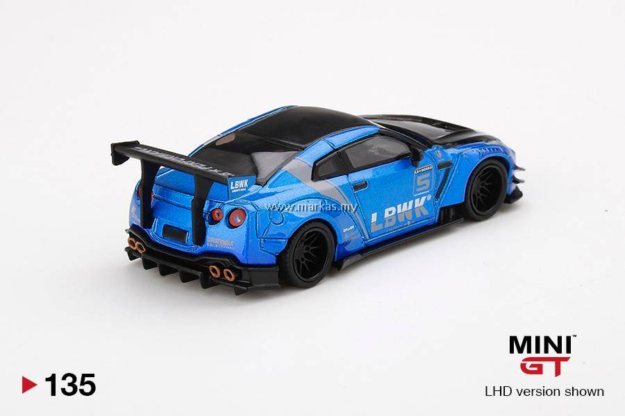 MINI GT 1/64 #135 LB WORKS NISSAN GT-R R35 TYPE 2 REAR WING VER