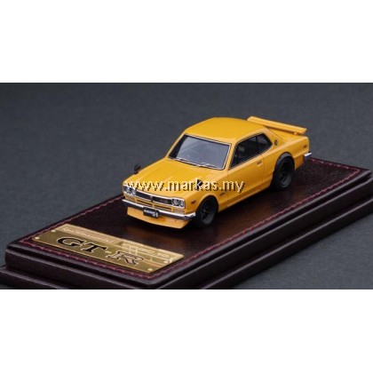 (PO) IGNITION MODEL 1/64 IG64 HAKOSUKA IG2306 NISSAN SKYLINE 2000 GT-R (KPGC10) BROWN