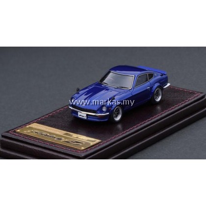 (PO) IGNITION MODEL 1/64 IG64 IG2307 NISSAN FAIRLADY Z (S30) BLUE METALLIC