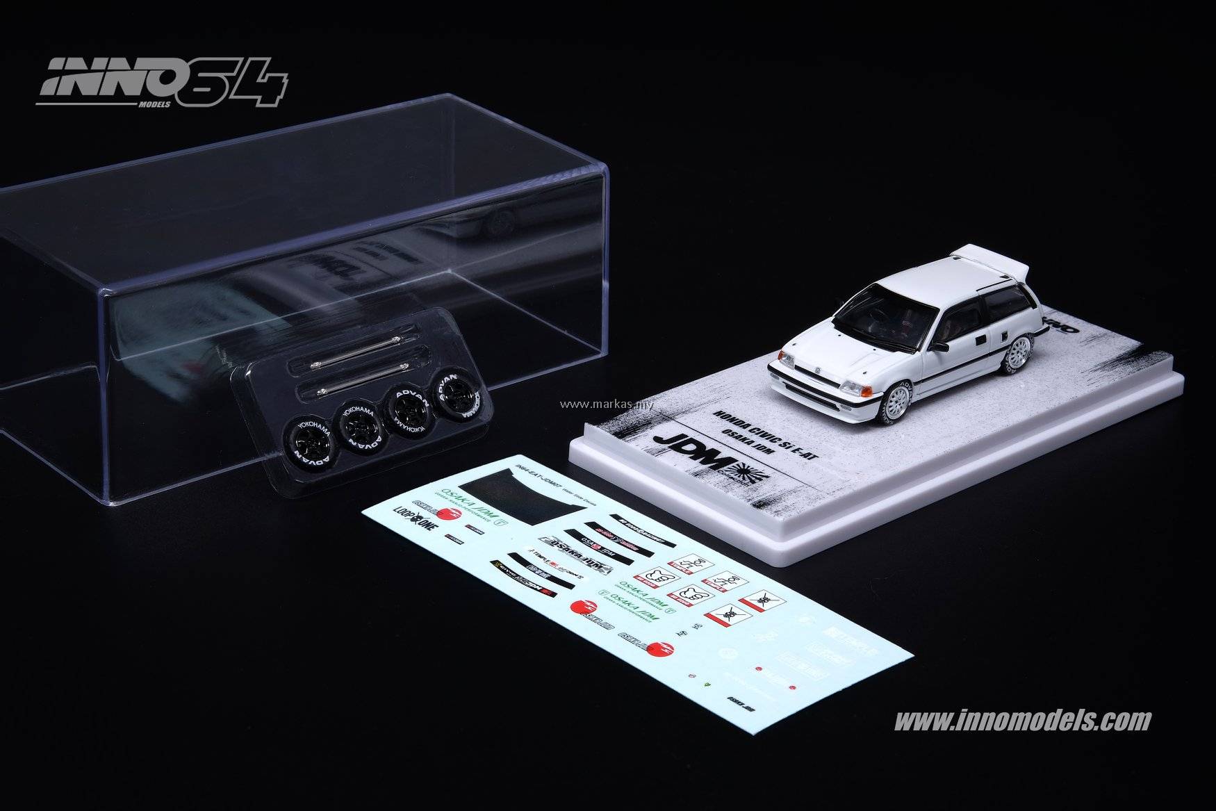 INNO MODELS INNO64 1/64 HONDA CIVIC SI E-AT OSAKA JDM COLLECTION