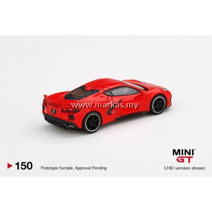 MINI GT 1/64 #150 CHEVROLET CORVETTE STINGRAY 2020 TORCH RED