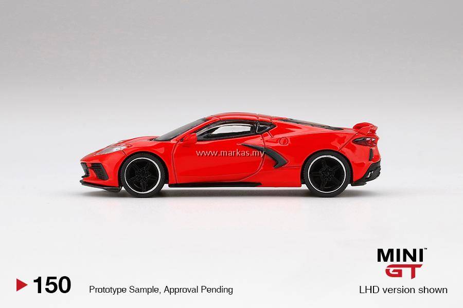 MINI GT 1/64 #150 CHEVROLET CORVETTE STINGRAY 2020 TORCH RED