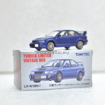 TOMICA LIMITED VINTAGE 1/64 LV-N190C MITSUBISHI LANCER GSR EVOLUTION VI DARK BLUE