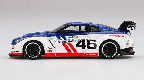 MINI GT X MIJO EXCLUSIVE 1/64 #132 LB☆WORKS NISSAN GT-R #46 INFINITY