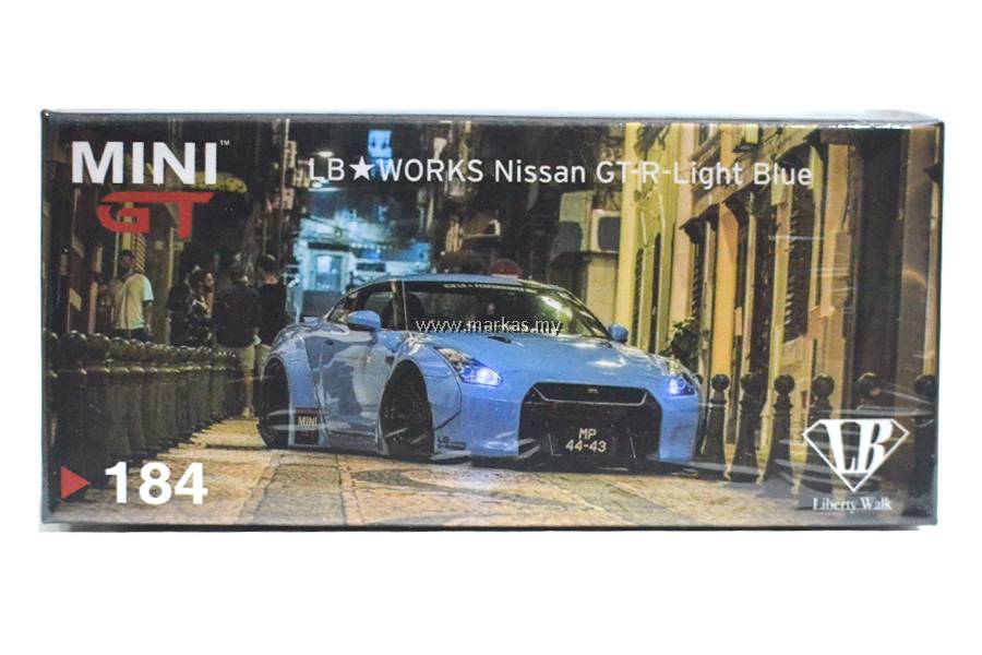 MINI GT 1/64 #184 LB☆WORKS R35 TYPE 1 REAR WING VER 2 LIGHT