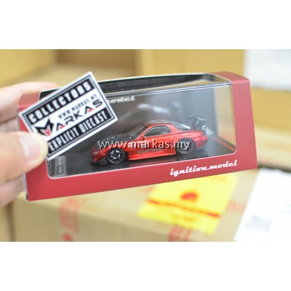 IGNITION MODEL 1/64 MAZDA RX-7 (FD3S) RE AMEMIYA RED METALLIC