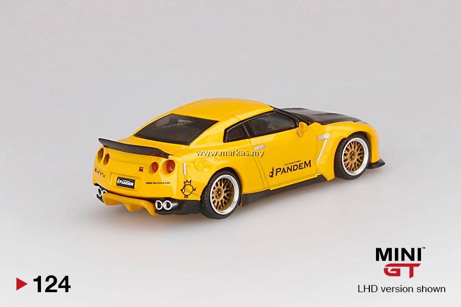 MINIGT 日産 GT-R R35 PANDEM No.124 ミニカー MINI GT 1/64 #124 PANDEM NISSAN GT-R R35 PANDEM DUCKTAIL METALLIC