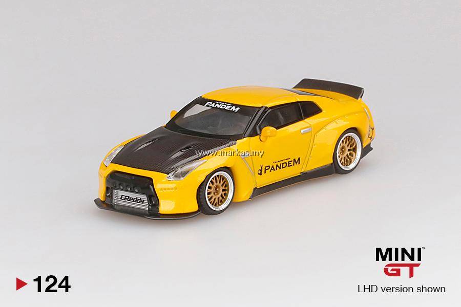 MINI GT 1/64 #124 PANDEM NISSAN GT-R R35 PANDEM DUCKTAIL METALLIC