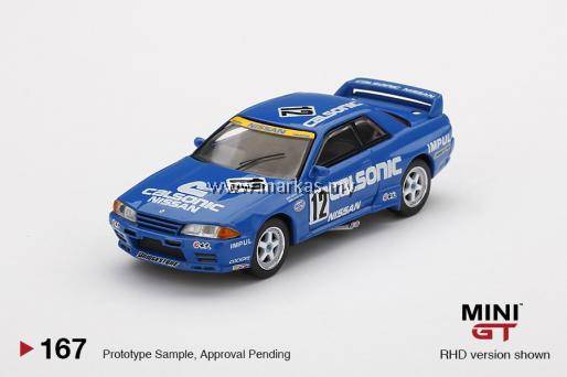 MINI GT 1/64 #167 NISSAN SKYLINE GT-R (R32) GR. A #12 CALSONIC