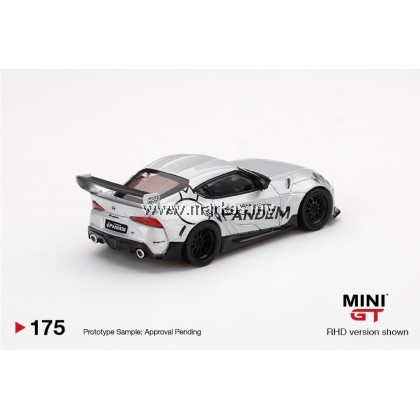 MINI GT 1/64 #175 PANDEM TOYOTA GR SUPRA V1.0 SILVER