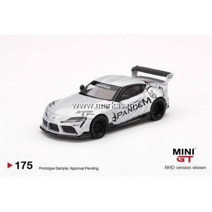 MINI GT 1/64 #175 PANDEM TOYOTA GR SUPRA V1.0 SILVER