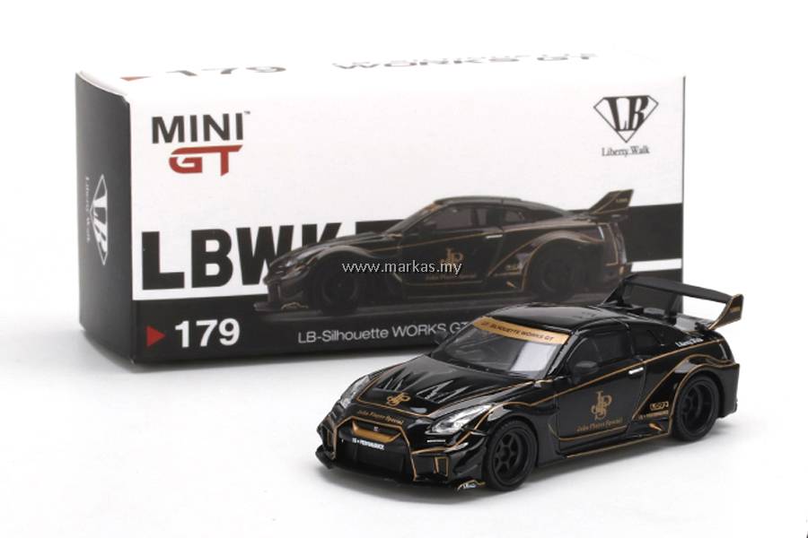 MINI GT 1/64 #179 LB-SILHOUETTE WORKS GT NISSAN 35GT-RR VER.1 JPS