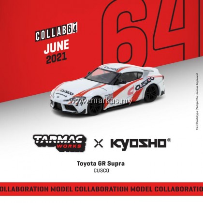 (PO) TARMAC WORKS COLLAB64 1/64 TOYOTA GR SUPRA CUSCO (PO) TARMAC WORKS COLLAB64 1/64 TOYOTA GR SUPRA CUSCO