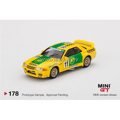 MINI GT 1/64 #178 NISSAN SKYLINE GT-R R32 GR.A #11 BP 1993 JAPAN
