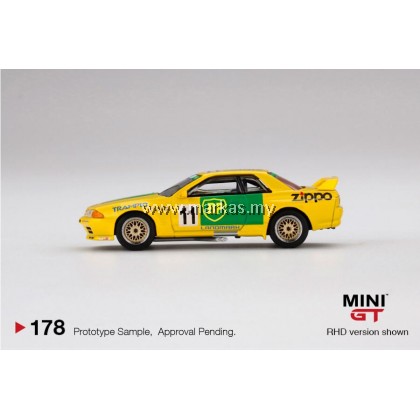 MINI GT 1/64 #178 NISSAN SKYLINE GT-R R32 GR.A #11 BP 1993 JAPAN