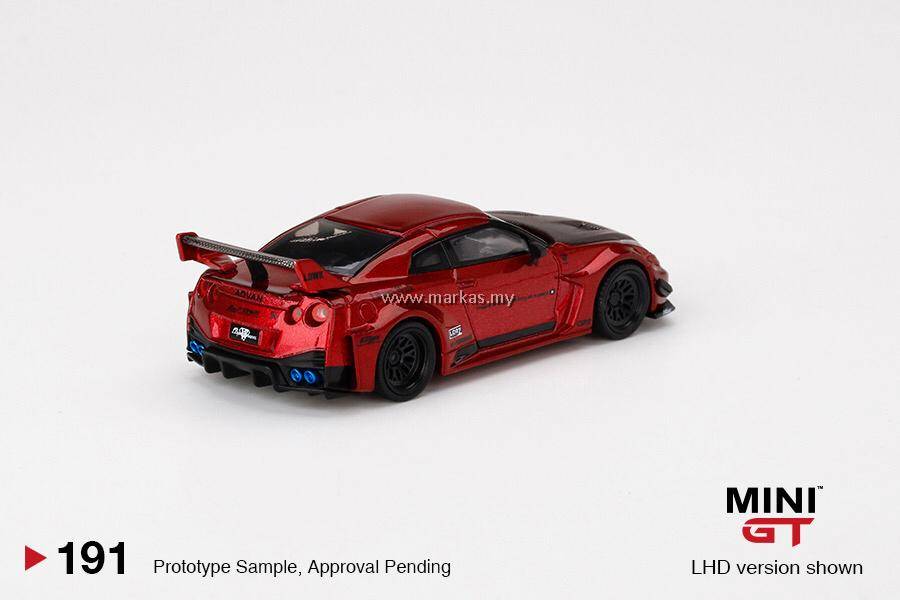 MINI GT 1/64 #191 LB-SILHOUTTE WORKS GT NISSAN 35GT-RR VER 1 LAVA RED