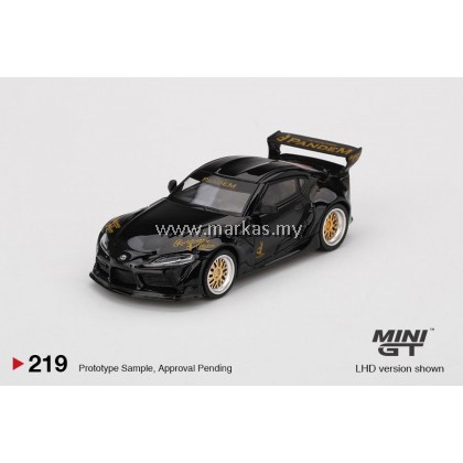 MINI GT 1/64 #219 PANDEM TOYOTA GR SUPRA V1.0 BLACK