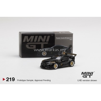 MINI GT 1/64 #219 PANDEM TOYOTA GR SUPRA V1.0 BLACK