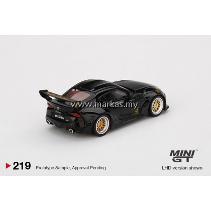 MINI GT 1/64 #219 PANDEM TOYOTA GR SUPRA V1.0 BLACK