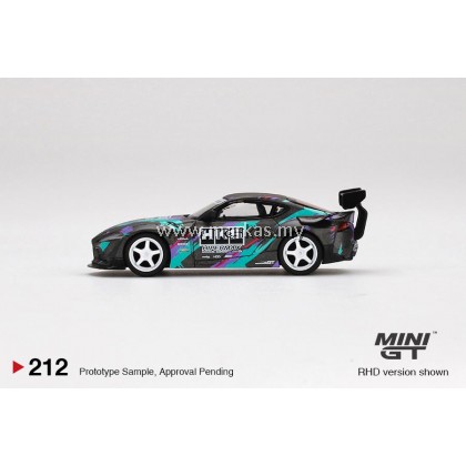 MINI GT 1/64 #212 HKS TOYOTA GR SUPRA 2019 SEMA PRESENTATION