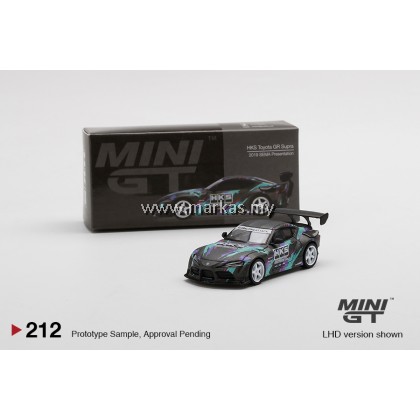 MINI GT 1/64 #212 HKS TOYOTA GR SUPRA 2019 SEMA PRESENTATION