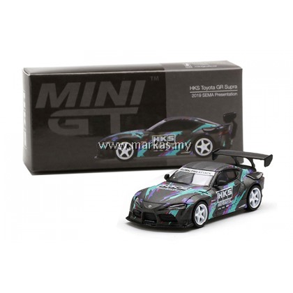 MINI GT 1/64 #212 HKS TOYOTA GR SUPRA 2019 SEMA PRESENTATION