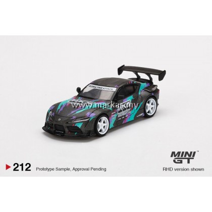 MINI GT 1/64 #212 HKS TOYOTA GR SUPRA 2019 SEMA PRESENTATION