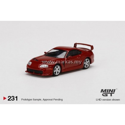 MINI GT 1/64 #231 TOYOTA TRD 3000GT RENAISSANCE RED
