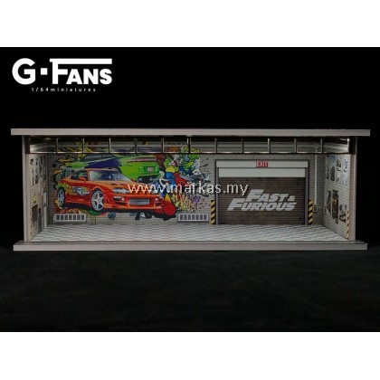 G-FANS MODELS 1/64 GARAGE SCENE MODEL FAST & FURIOUS