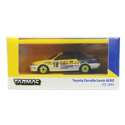 TARMAC WORKS HOBBY64 1/64 TOYOTA COROLLA LEVIN AE92 JTCC 1993 TARMAC WORKS HOBBY64 1/64 TOYOTA COROLLA LEVIN AE92 JTCC 1993